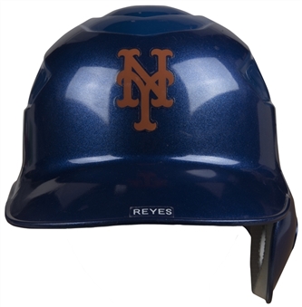2007 Jose Reyes Game Used New York Mets Batting Helmet (MLB Authenticated & Mets-Steiner)